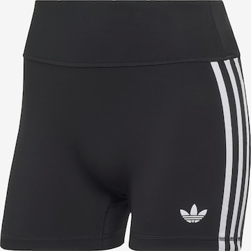 ADIDAS PERFORMANCE Skinny Sportbroek 'Sst' in Zwart: voorkant