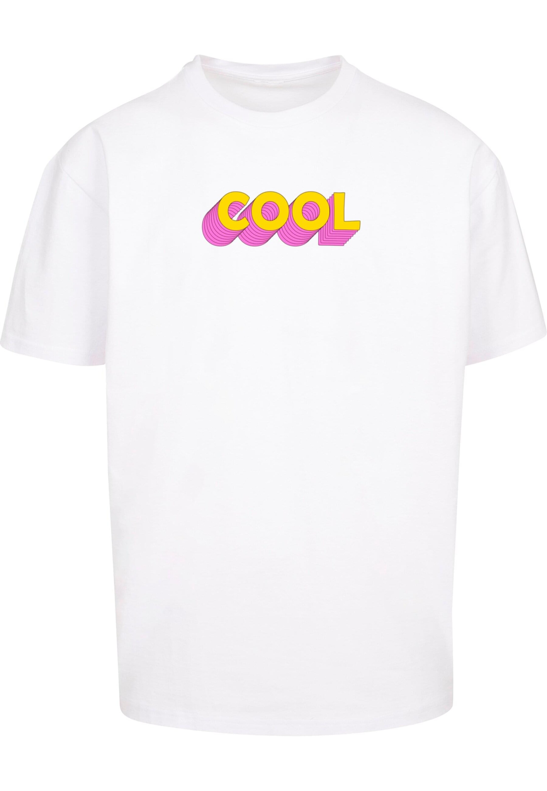Merchcode Shirt 'Cool' in Wit: voorkant