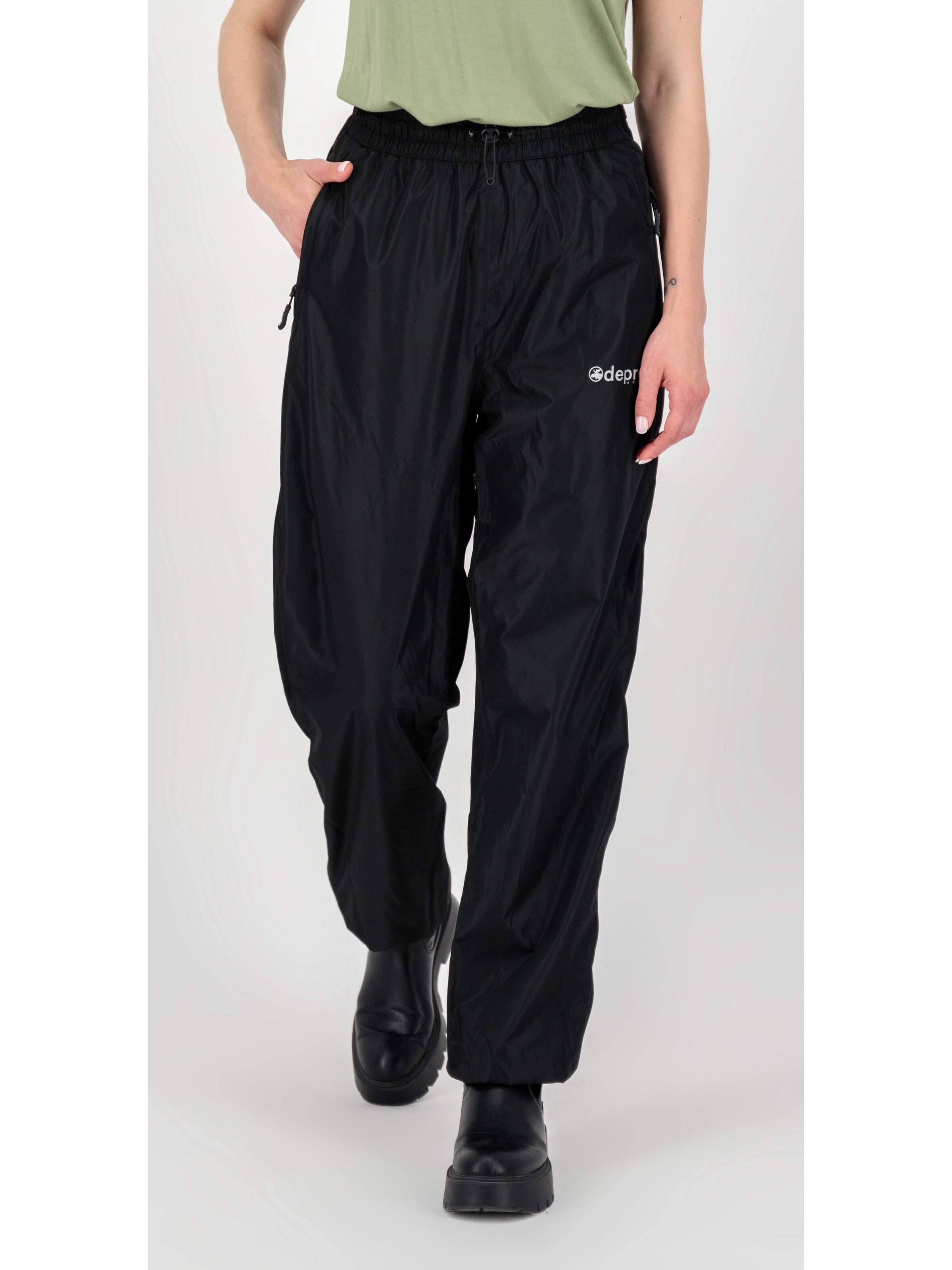 deproc Loosefit Funktionshose 'KORSIKA'‌‌ in Schwarz: Vorderseite