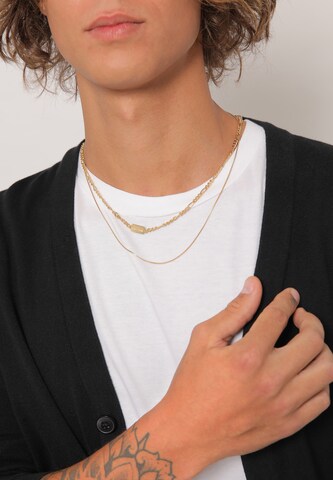 KUZZOI Necklace 'Layer' in Gold: front