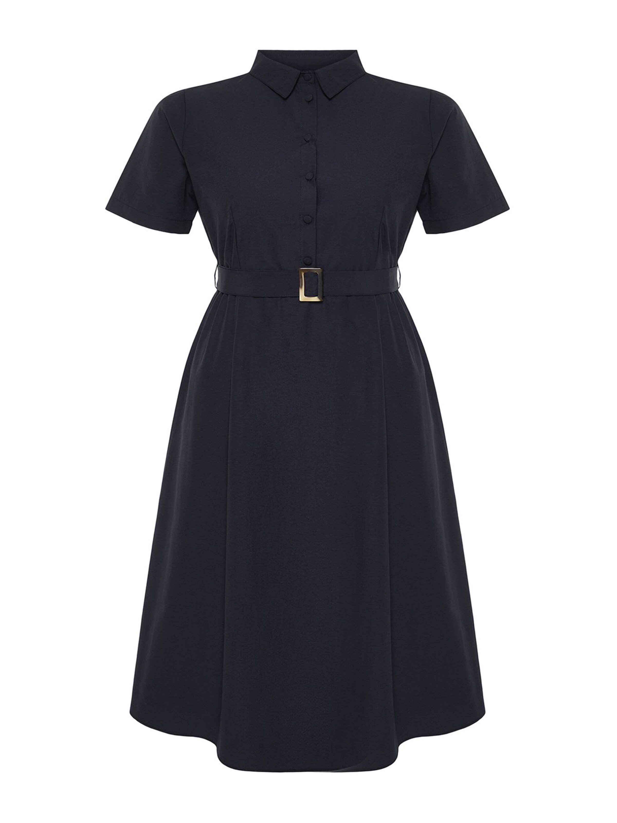 Trendyol Curve Μπλουζοφόρεμα σε μπλε: μπροστά