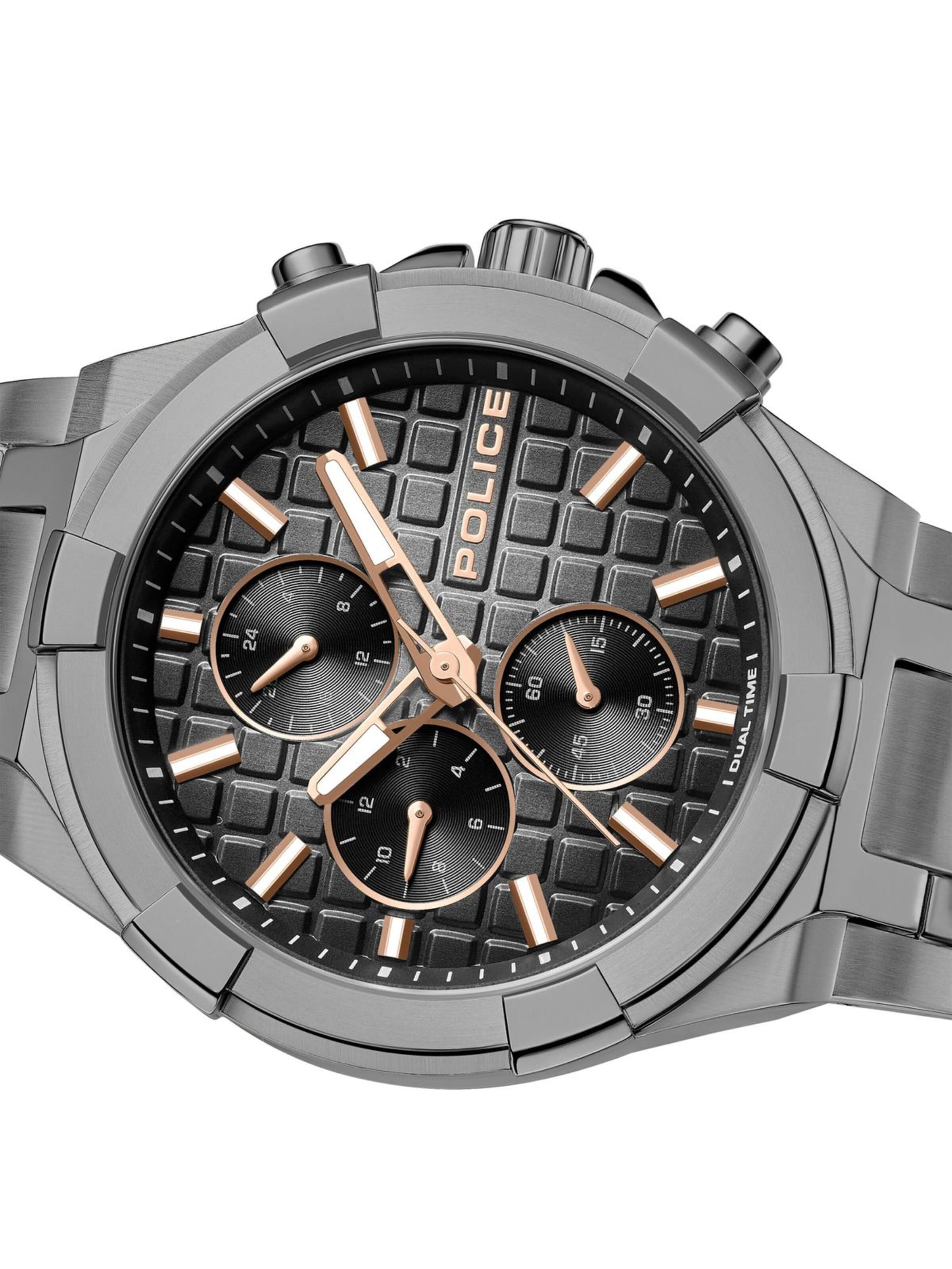 POLICE Analoog horloge in Grijs