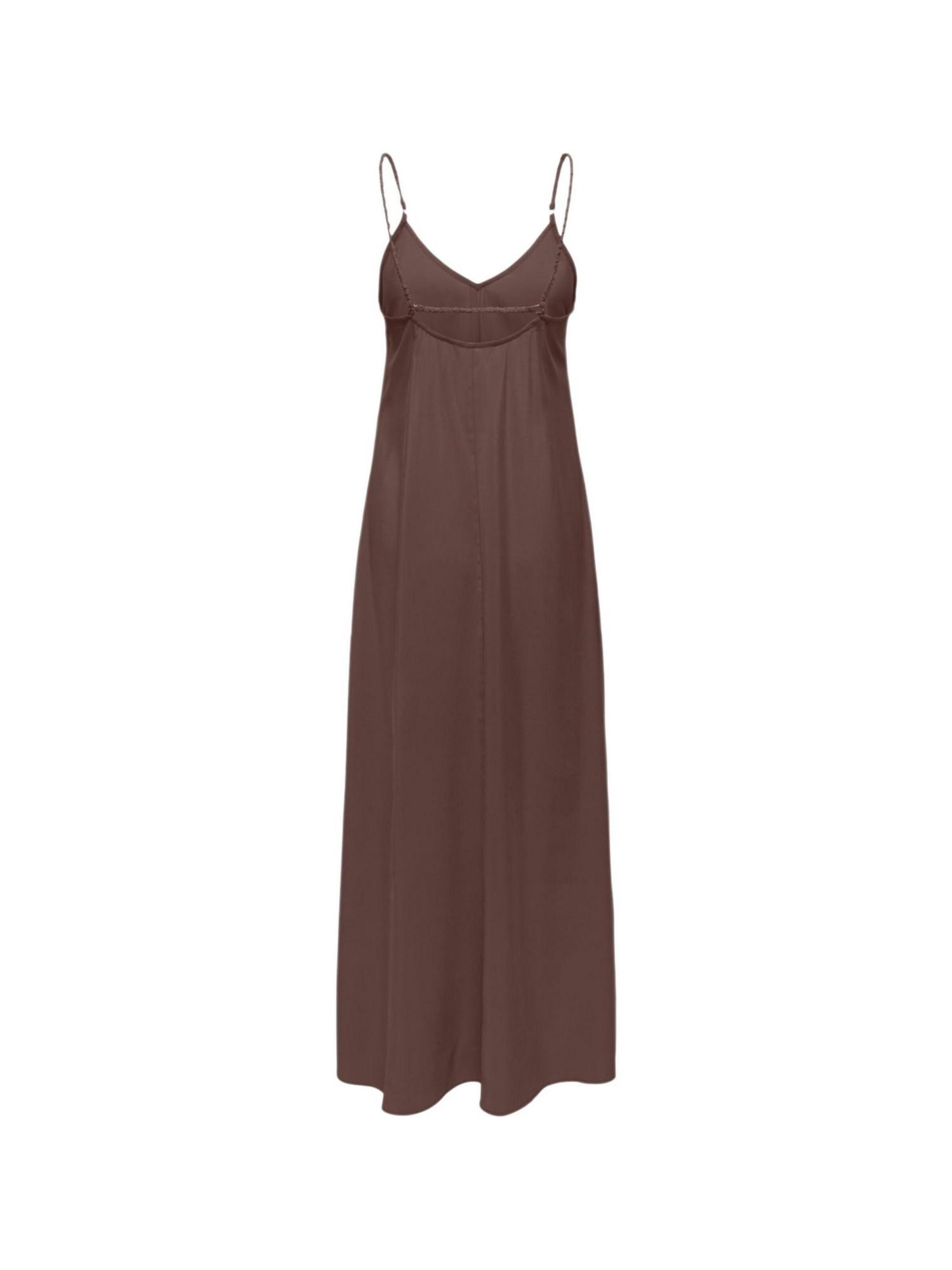 Abito 'Onlmadeli Oaklyn Strap Long Dress Wvn 15371094' di ONLY in marrone