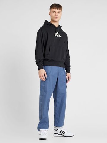 mėlyna ADIDAS ORIGINALS Laisvas Laisvo stiliaus kelnės 'Premium Essentials+'