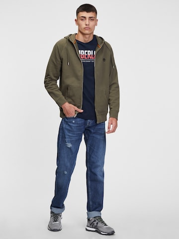 TIMBERLAND Ζακέτα φούτερ σε πράσινο