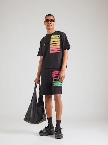 Regular Pantaloni 'PRIDE' de la Calvin Klein Jeans pe negru