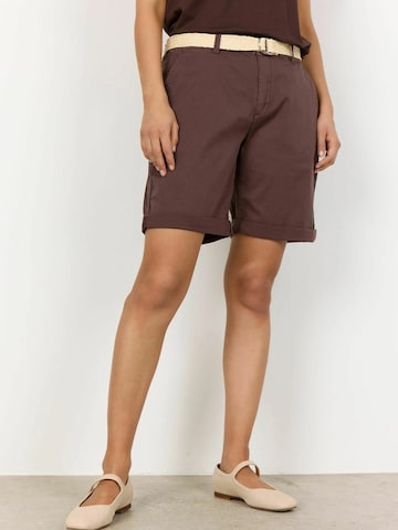 Regular Pantalon Soyaconcept en marron : devant