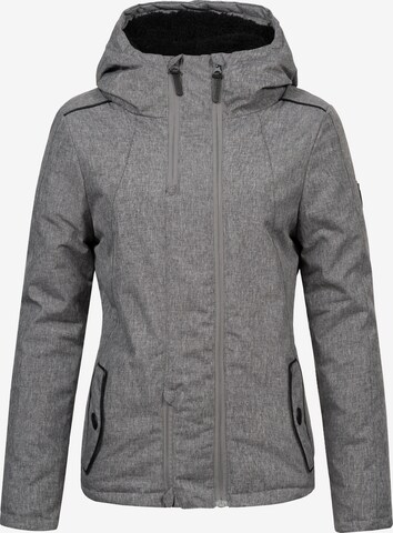 BRAVE SOUL Winterjacke 'Josy' in Grau: predná strana