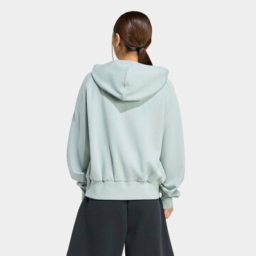 ADIDAS SPORTSWEAR Athletic Zip-Up Hoodie in Green