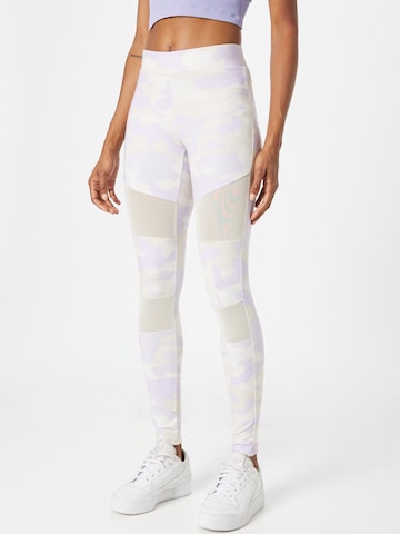 Urban Classics Skinny Leggings in Lila: predná strana