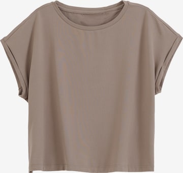 Maglia funzionale di Aim'n in marrone: frontale