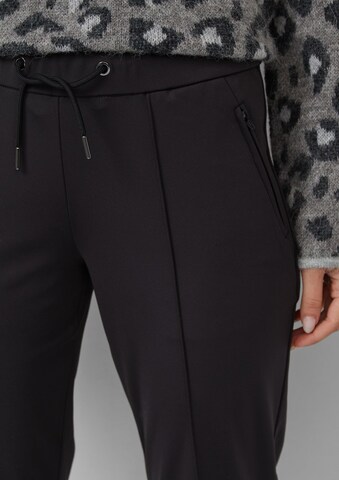 Coupe slim Pantalon s.Oliver en noir