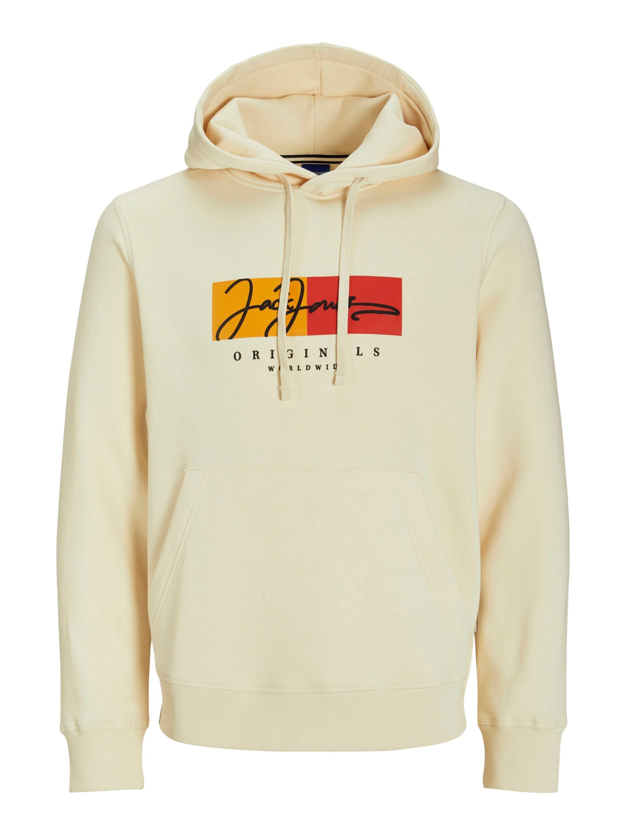 JACK & JONES Sweatshirt in White: front