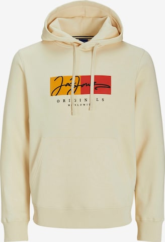JACK & JONES Sweatshirt in White: front