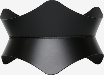 Haute Cuir - Cinturón 'Soreen' en negro: frente