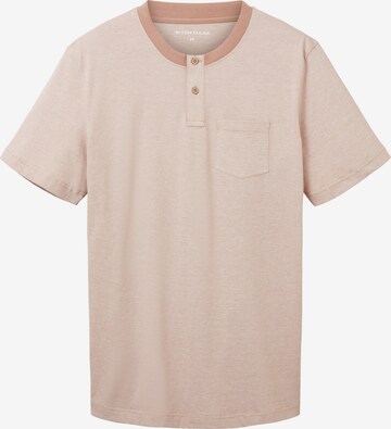 T-Shirt TOM TAILOR en beige : devant