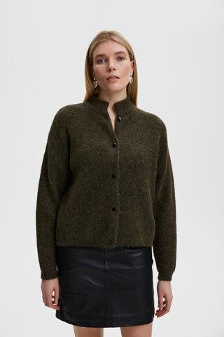 Gestuz Cardigan 'AlphaGZ' i grøn: forside