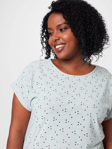 ONLY Carmakoma Shirt 'CARZABBY' in Blue