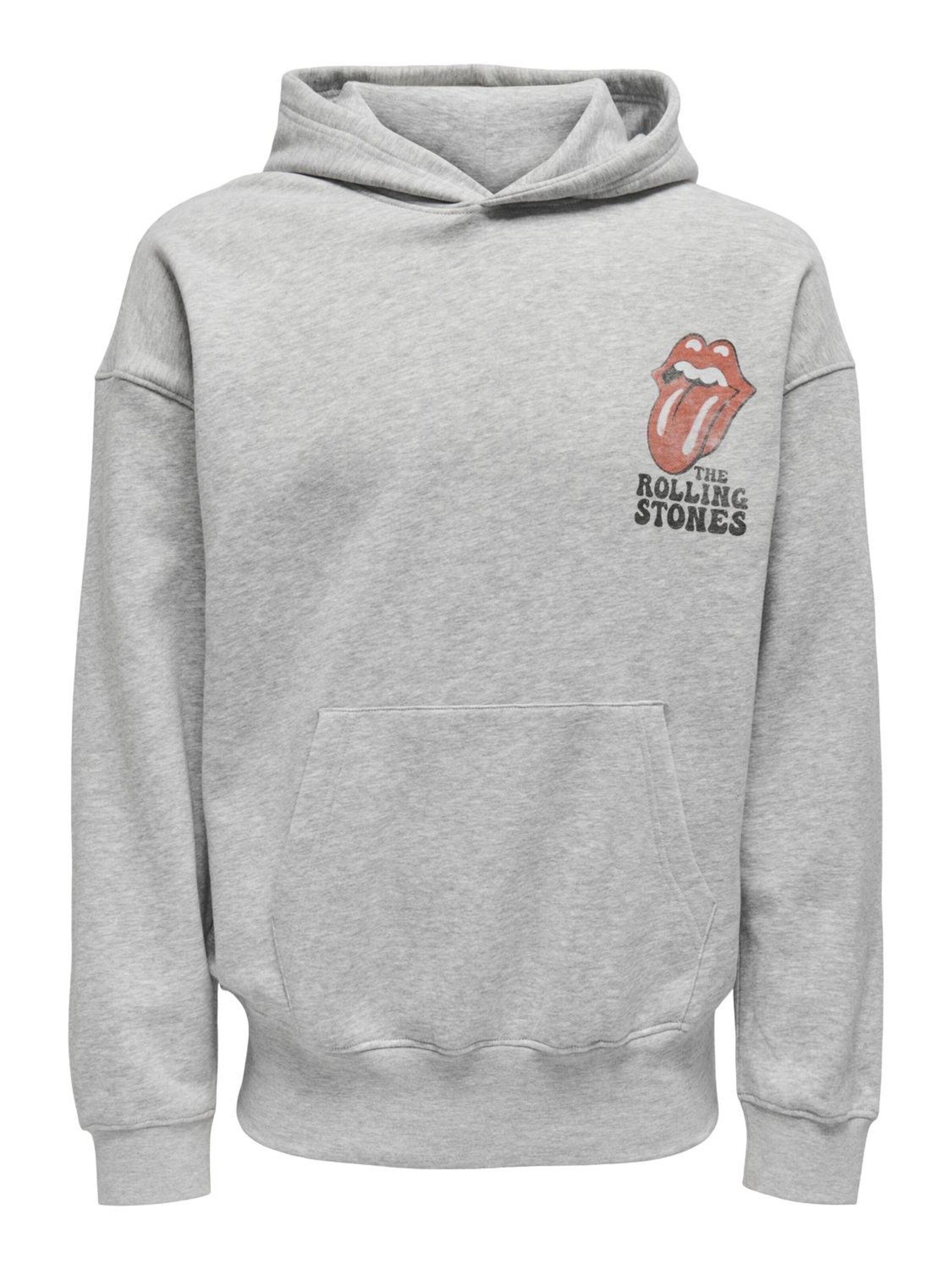 Only Sons Sweatshirt ROLLING STONES in Light Grey ABOUT YOU