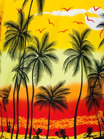 King Kameha Beach Towel 'Beach' in Yellow