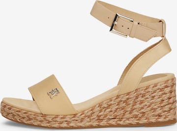 TOMMY HILFIGER Sandaal in Beige: voorkant