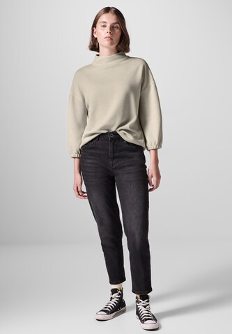 Street One Studio T-Shirt mit Stehkragen in Weiß