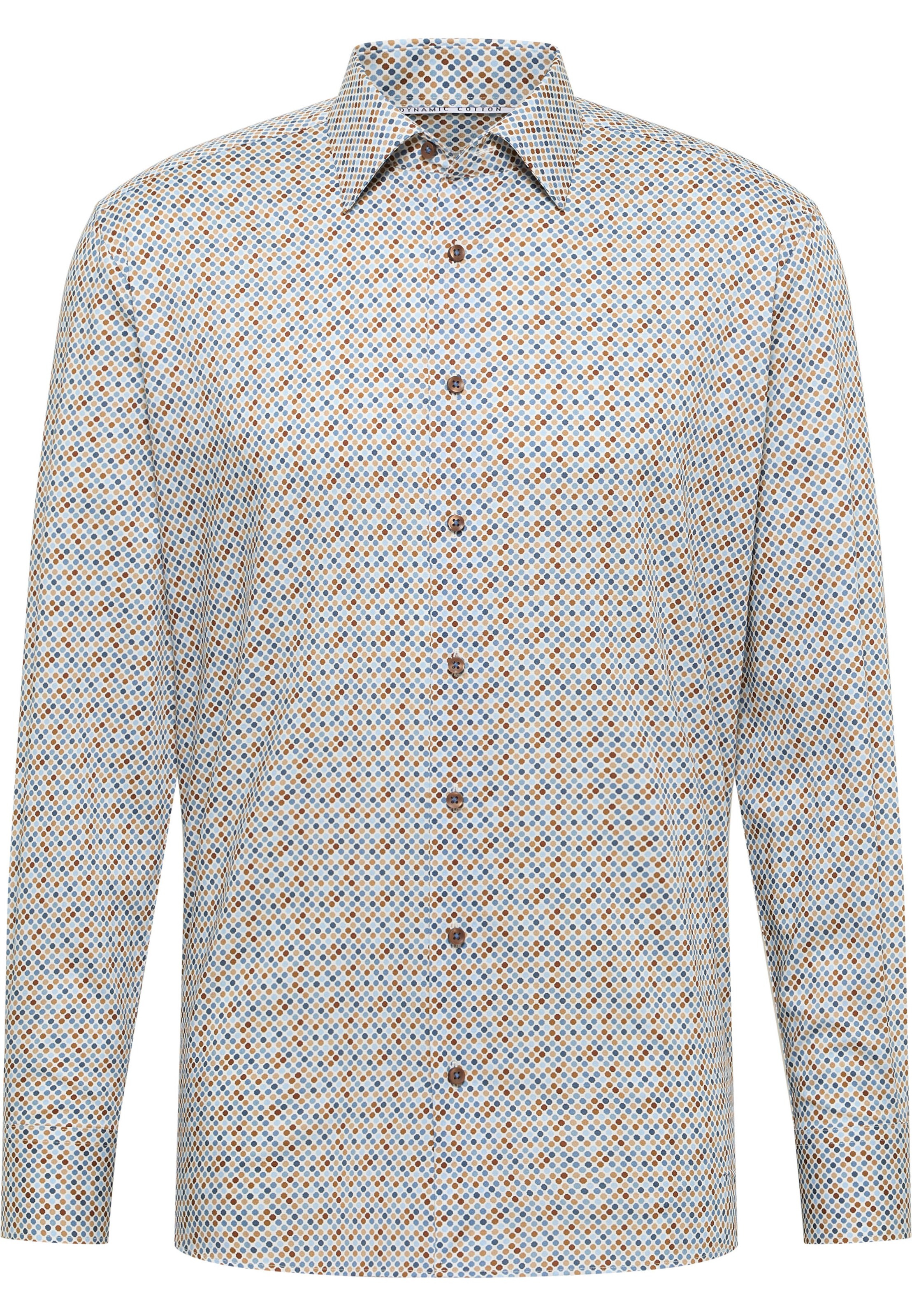 ETERNA Business shirt in Beige / Blue / Brown, Item view