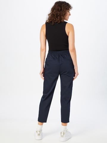 DRYKORN Regular Pleat-Front Pants 'LEVEL' in Blue