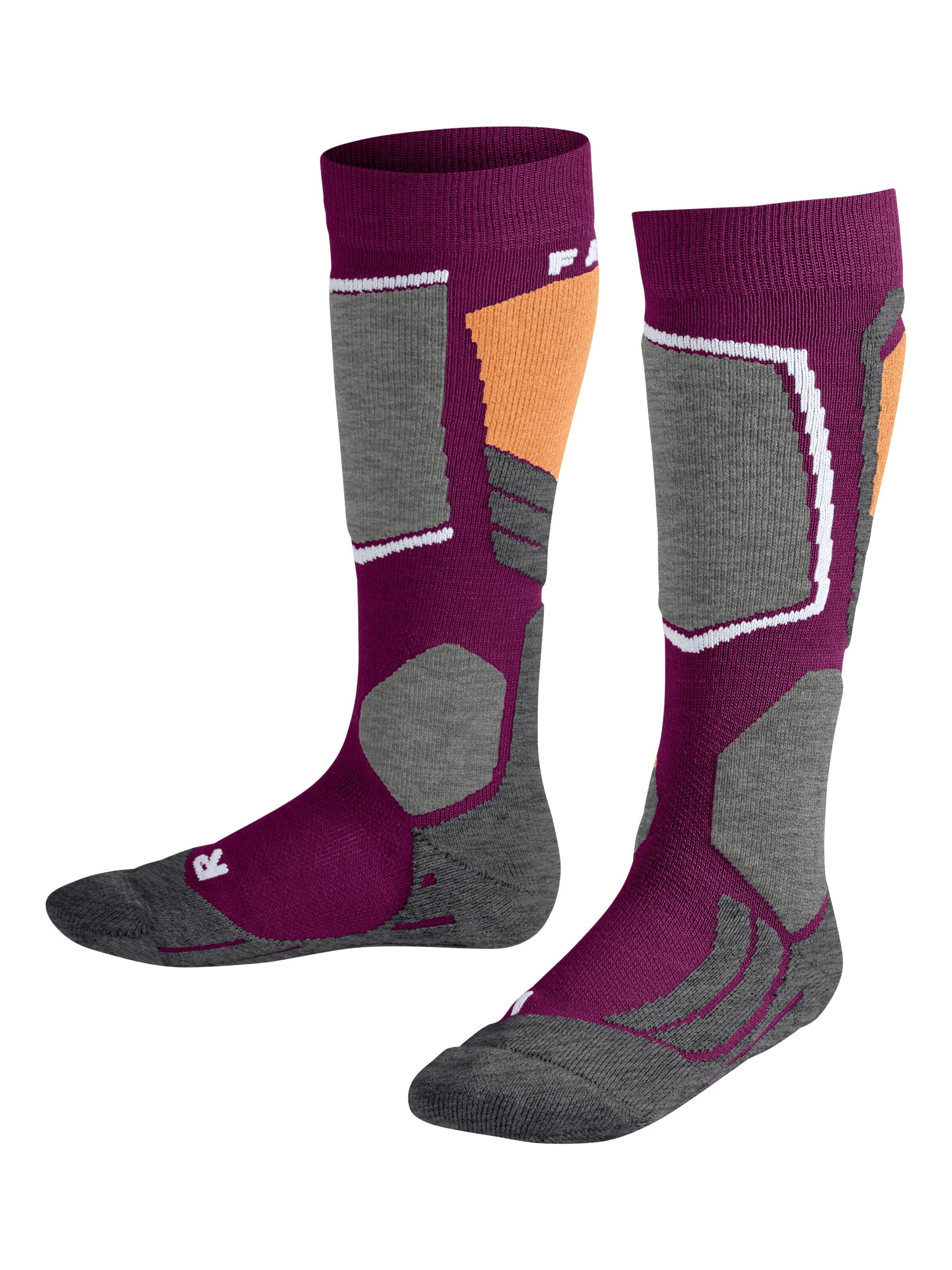 FALKE Athletic Socks 'SK2 Intermediate' in Purple: front
