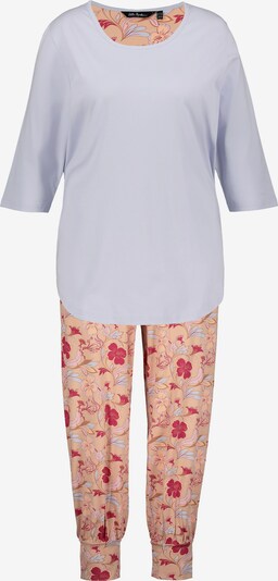 Ulla Popken Pyjama en mélange de couleurs, Vue avec produit