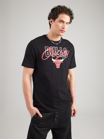 NEW ERA Tričko – černá: přední strana