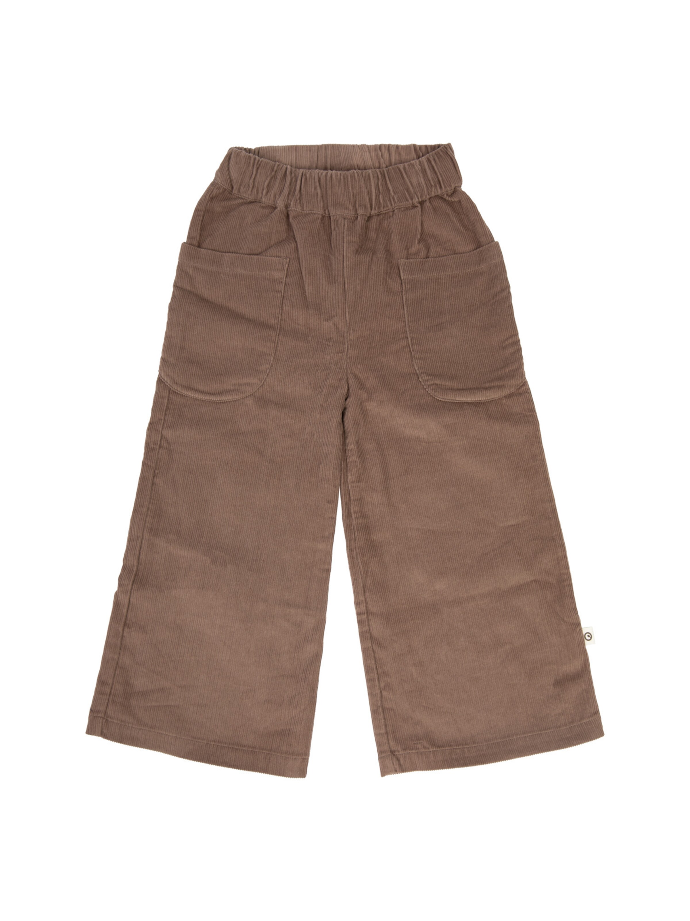 Loosefit Pantalon Müsli by GREEN COTTON en marron : devant