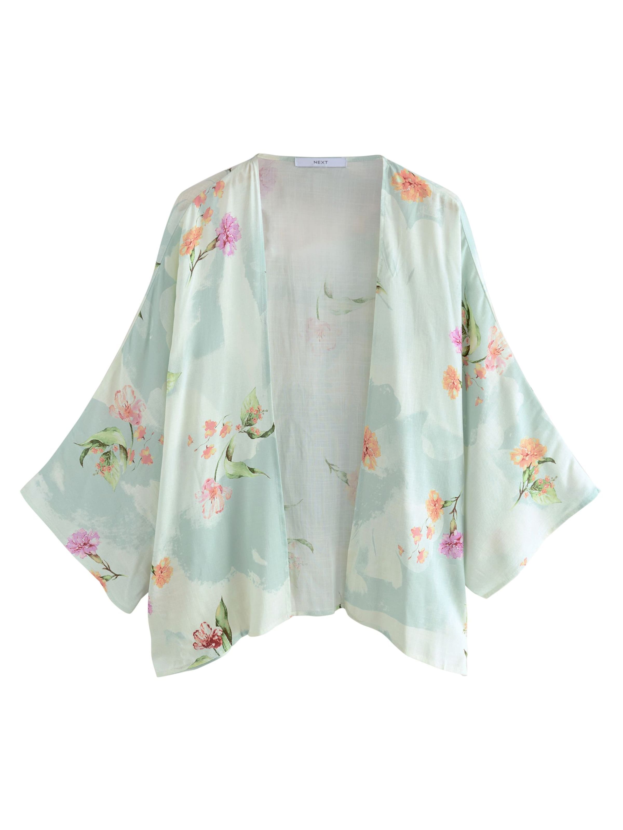 Next Kimono in Grün: Vorderseite