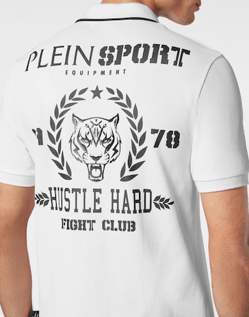 Plein Sport Shirt 'Carbon Tiger' in White