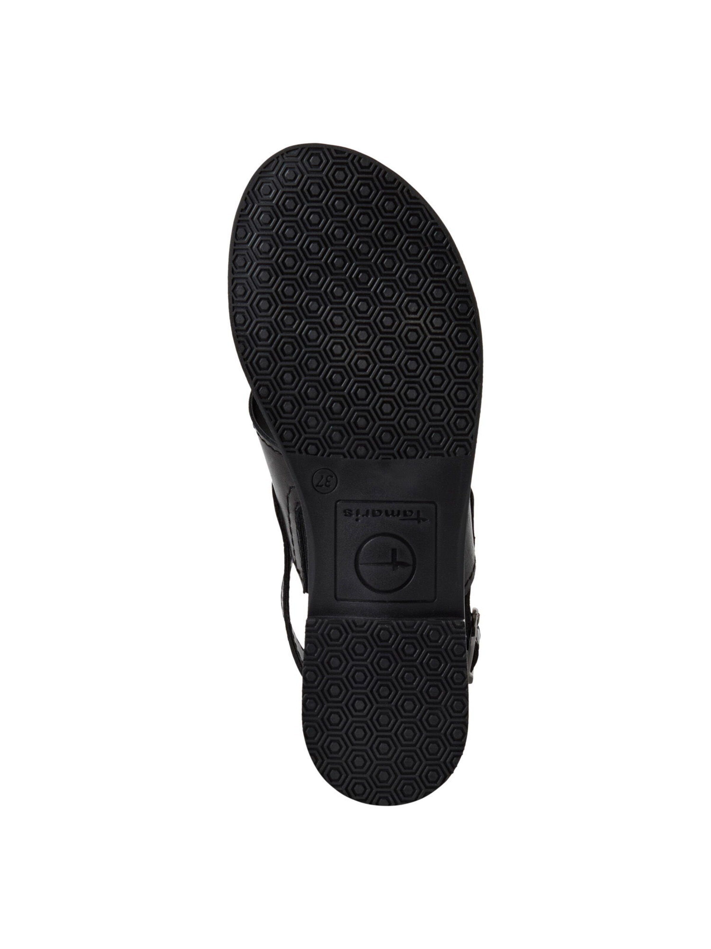 Tamaris Sandaal in Zwart