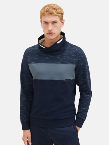 TOM TAILOR - Sweatshirt em azul