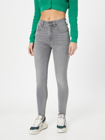 LEVI'S ® Skinny Jeans '721 High Rise Skinny' in Grijs: voorkant