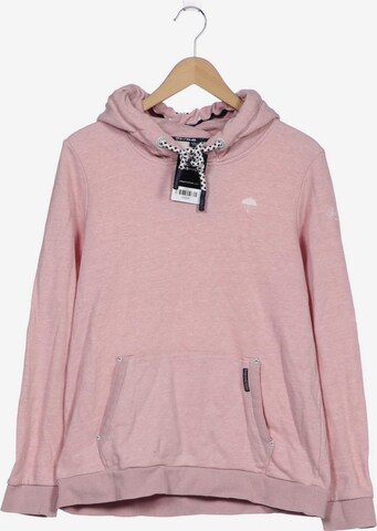 Schmuddelwedda Sweatshirt & Zip-Up Hoodie in XL in Pink: front
