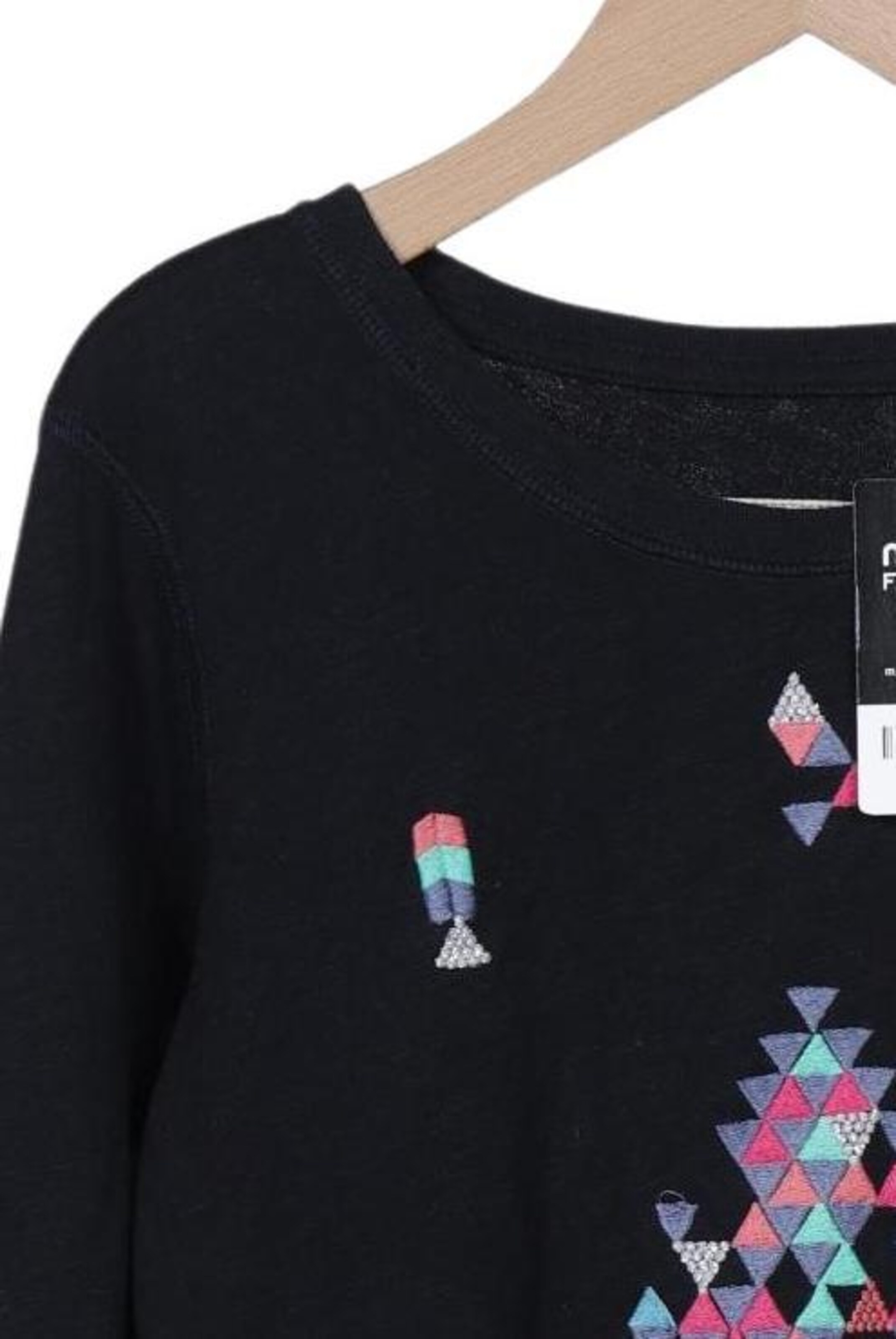 HOLLISTER Sweatshirt & Zip-Up Hoodie in S in Black