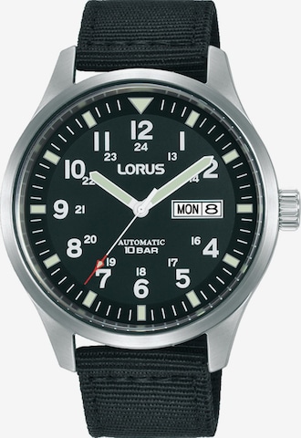 LORUS Analog Watch in Black: front