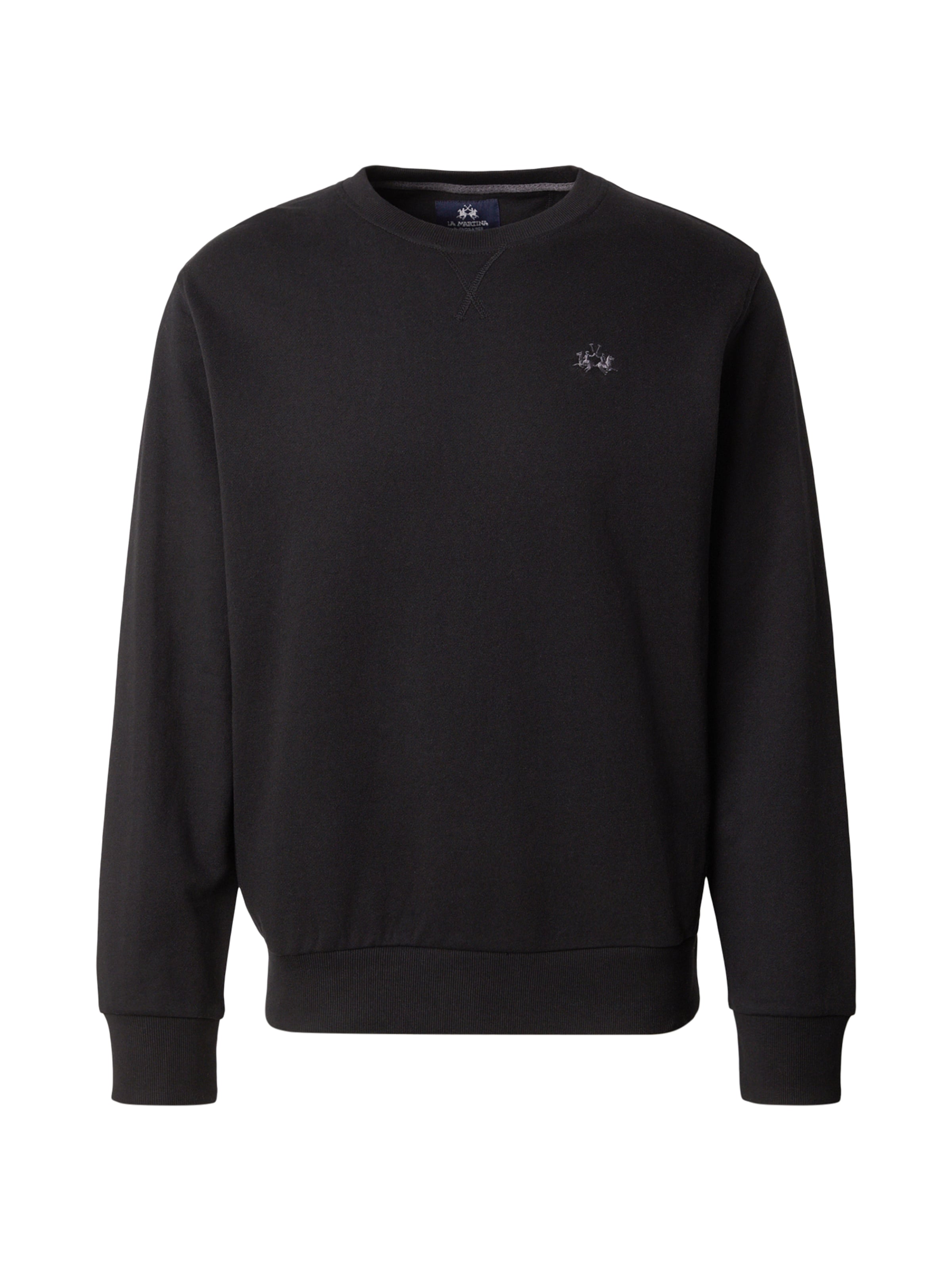 La Martina Sportisks džemperis, krāsa - melns, Preces skats