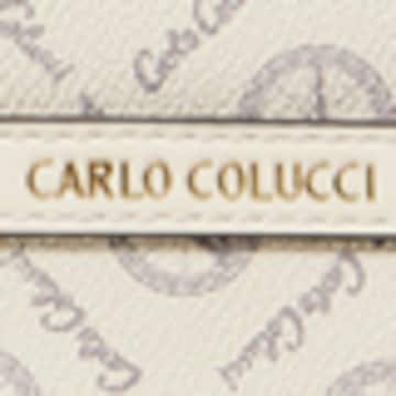 Carlo Colucci Umhängetasche ' di Lena ' in Beige