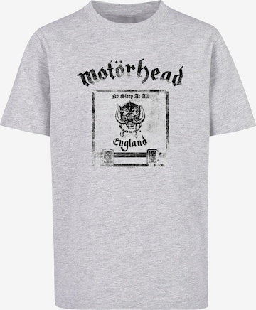 Maglietta 'Motorhead - No Sleep At All' di Merchcode in grigio: frontale