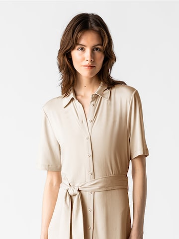 Les Lunes Dress 'Renee Dress' in Beige: front