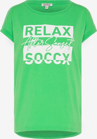 Soccx Shirt in Grün: predná strana