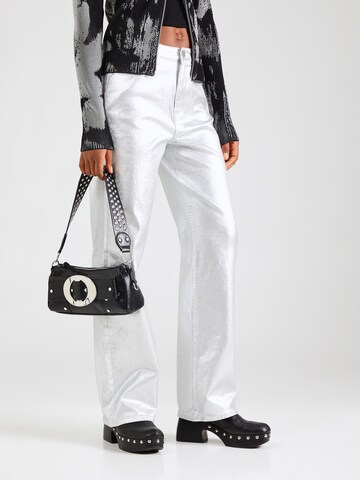 VERO MODA Wide leg Jeans 'VMTESSA' in Silver: front