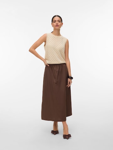 VERO MODA Skirt 'VMCILLA' in Brown