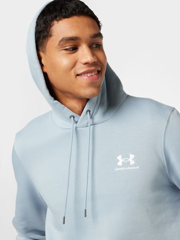 UNDER ARMOUR Sportsweatshirt 'Essential' in Blauw