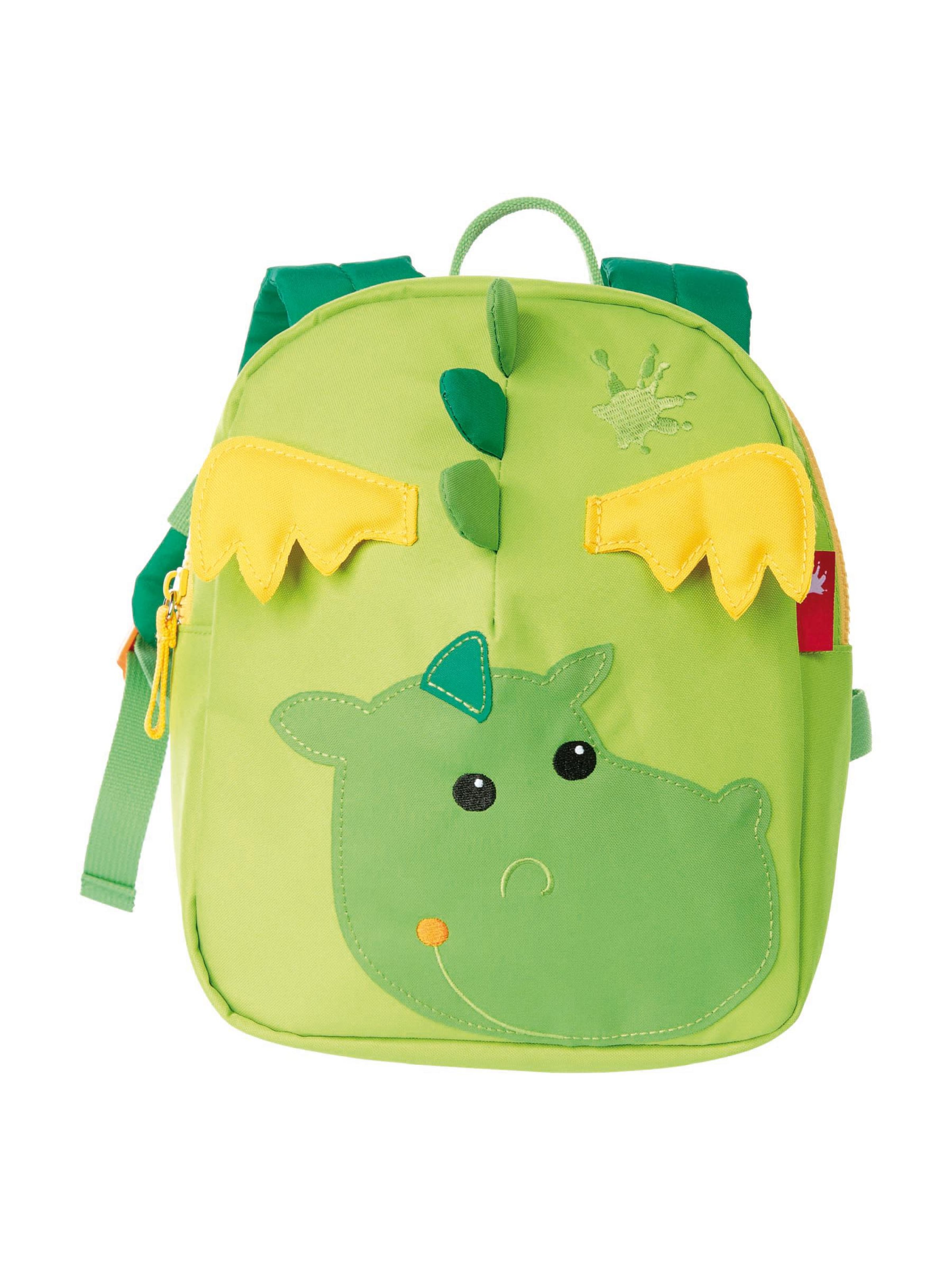 SIGIKID Backpack 'Minirucksack mit Tiermotiv' in Green: front