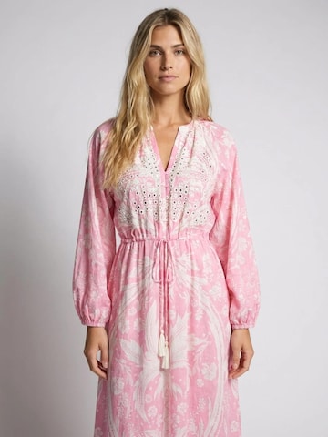 Miss June - Vestido 'Robe Longue Ursula' em rosa: frente